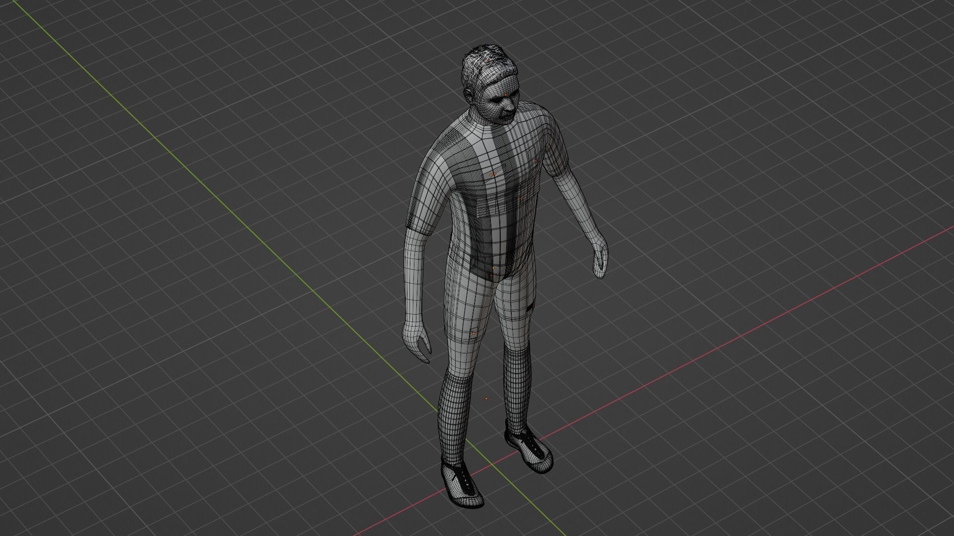 Soccer Player - Liverpool 3D model_7