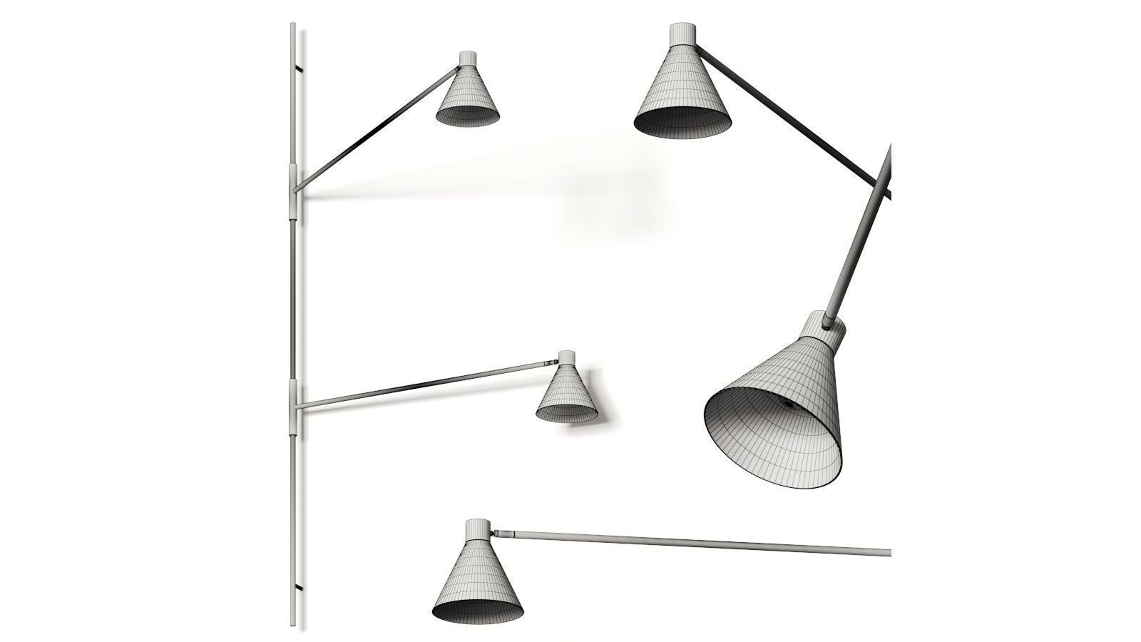 De Padova Nota Wall Lamp 3D model_1