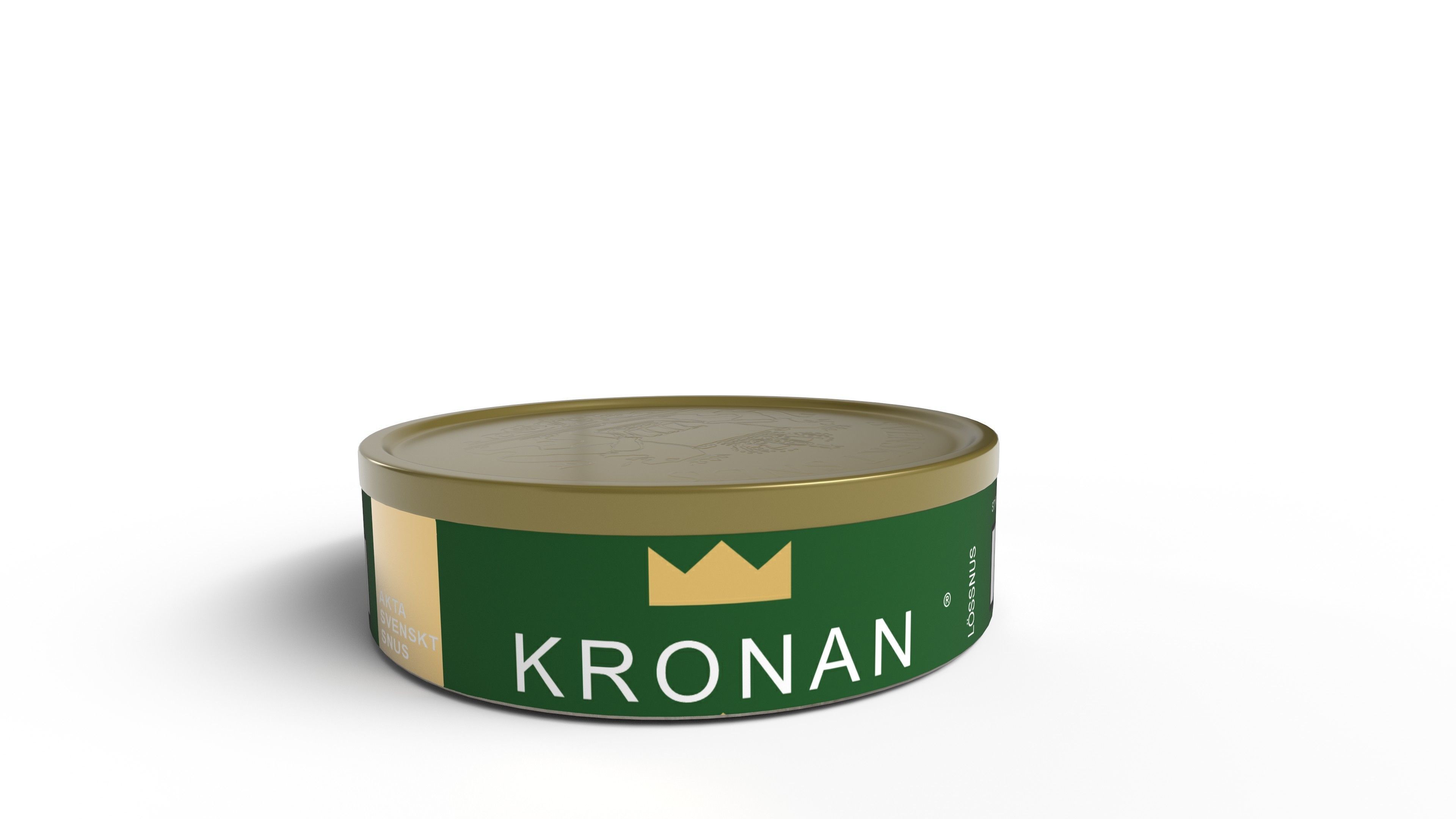 Swedish snus Low-poly 3D model_3