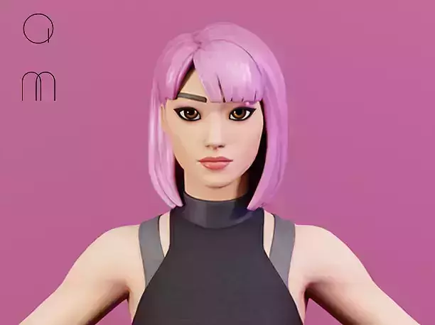 Harmonizer - Fortnite Low-poly 3D model