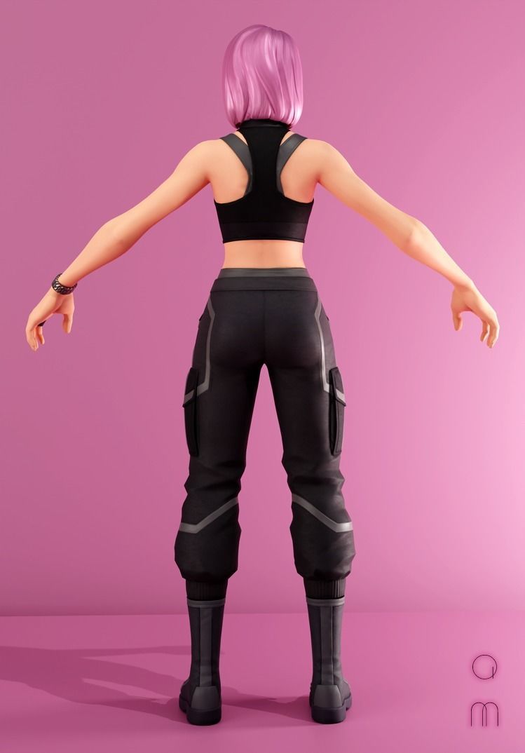 Harmonizer - Fortnite Low-poly 3D model_4