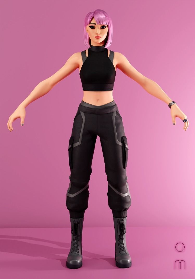 Harmonizer - Fortnite Low-poly 3D model_1
