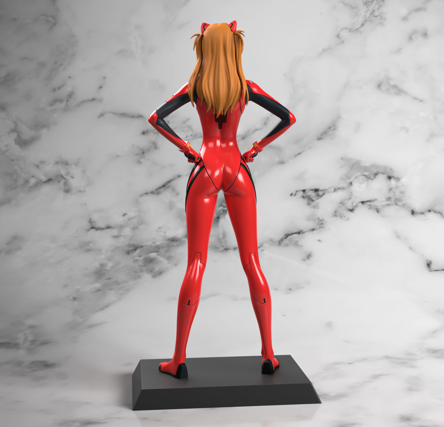 Asuka from Evangelion 3D print model_2