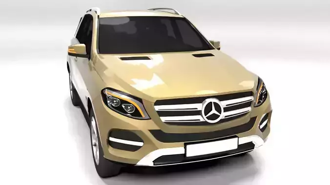 MERCEDES GLE 2016 LOWPOLY