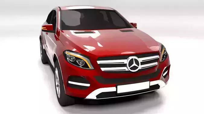 MERCEDES GLE COUPE 2016 LOWPOLY