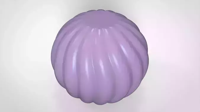 Spherical candle for silicone mold