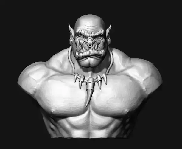 Garrosh Hellscream Bust 3D print model 3D print model