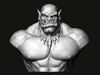 Garrosh Hellscream Bust 3D print model 3D model 3D printable | CGTrader