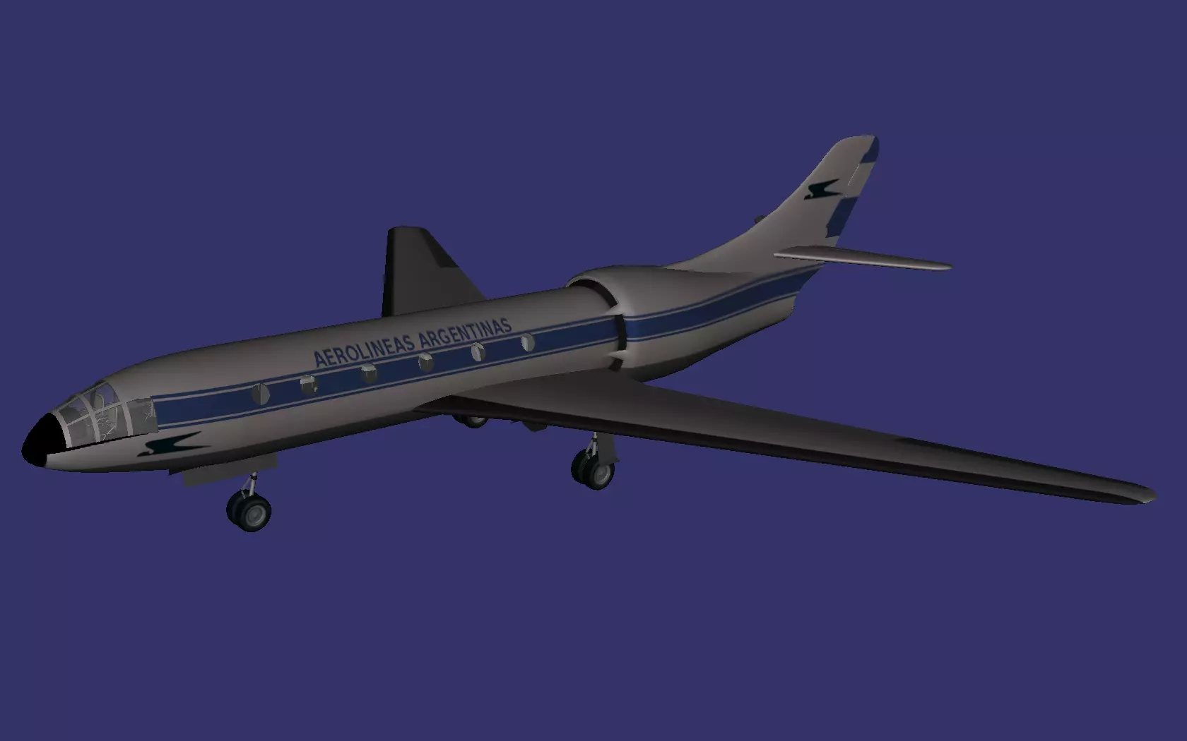 FMA IA 36 Condor Low-poly 3D model