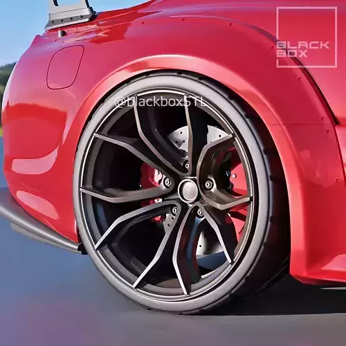 RMD Wheel Set front and rear  for miniatures 1-24th