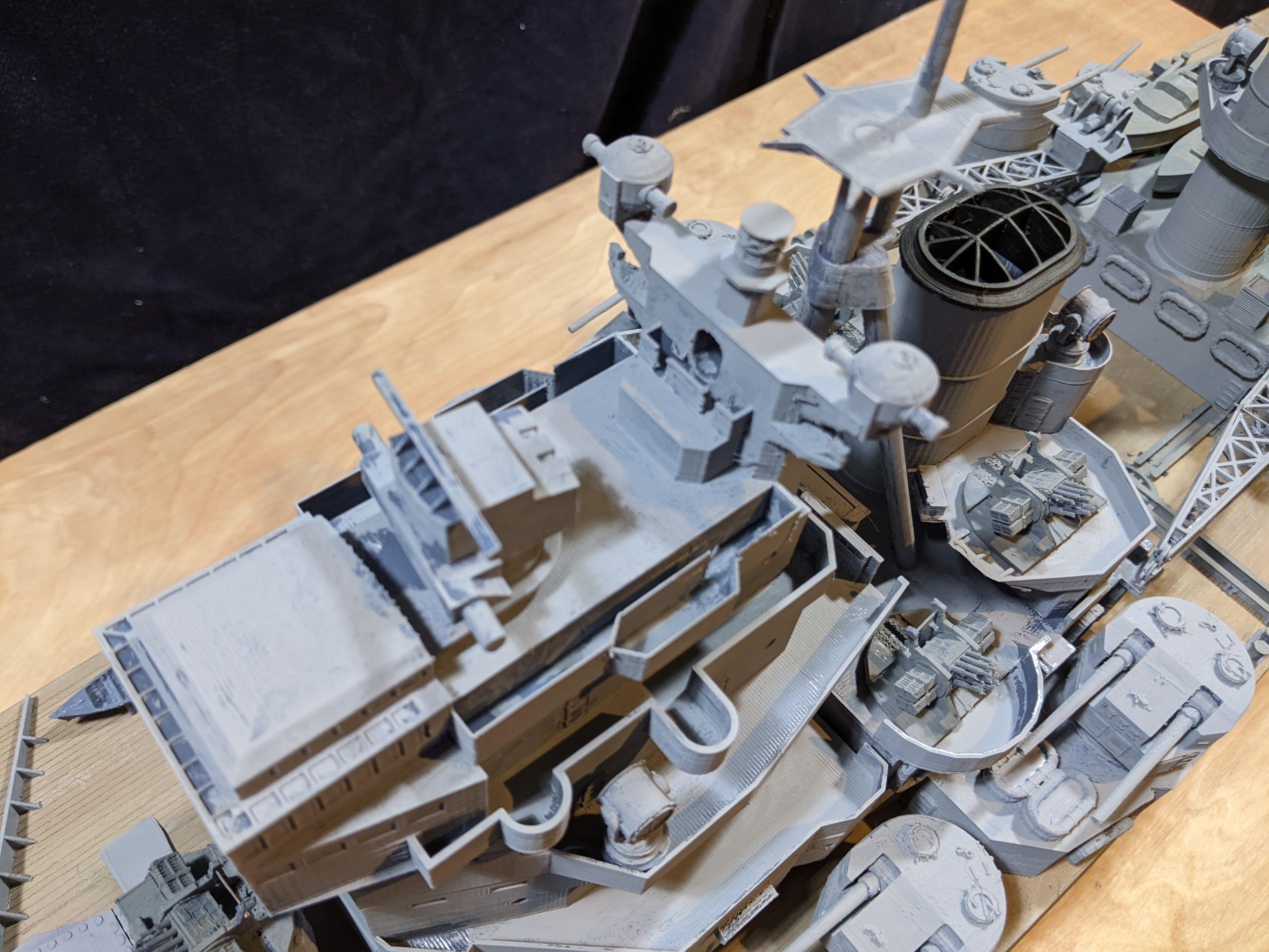 1 144 King George V Class Battleship 3D print model_6