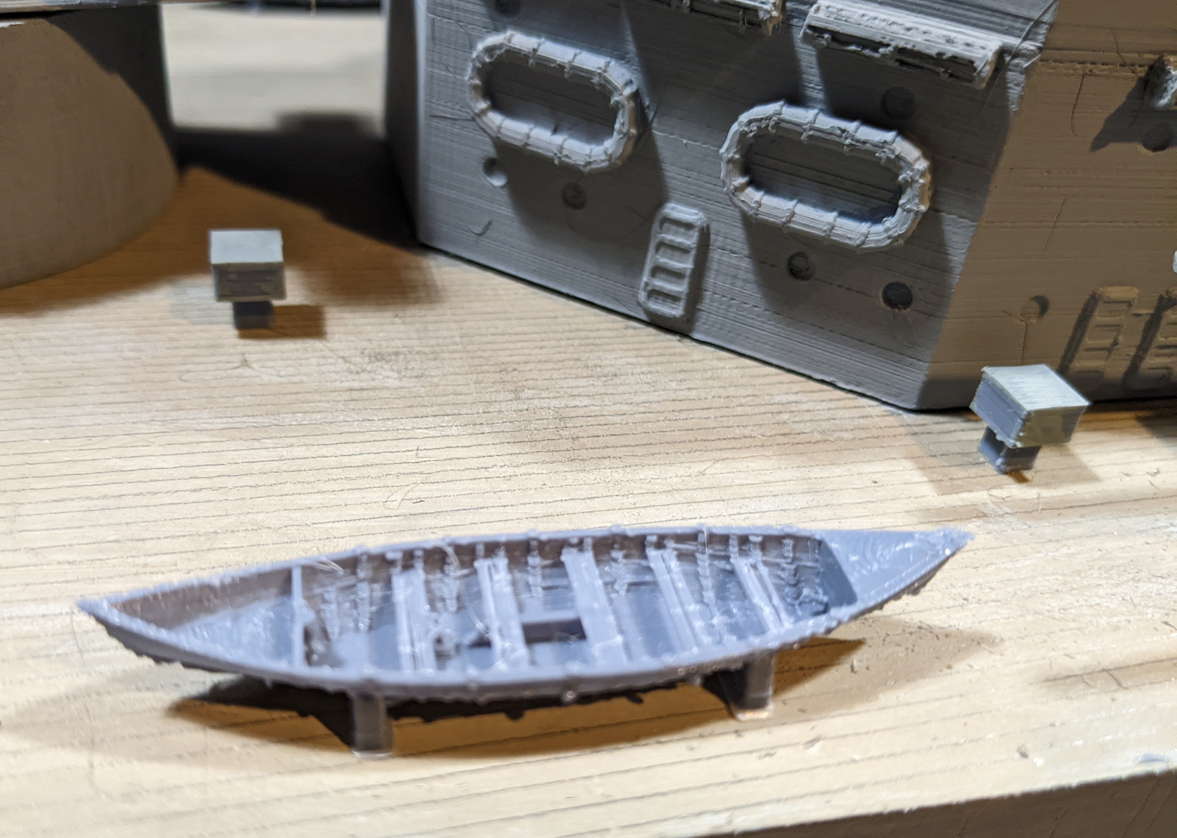 1 144 King George V Class Battleship 3D print model_7