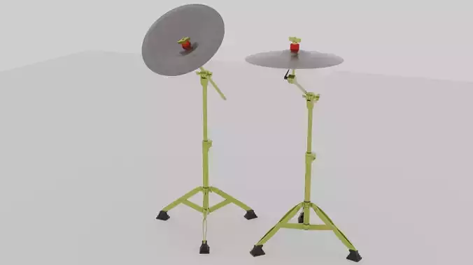 Symbal crash and china 3D model Symbal crash and china 3D model