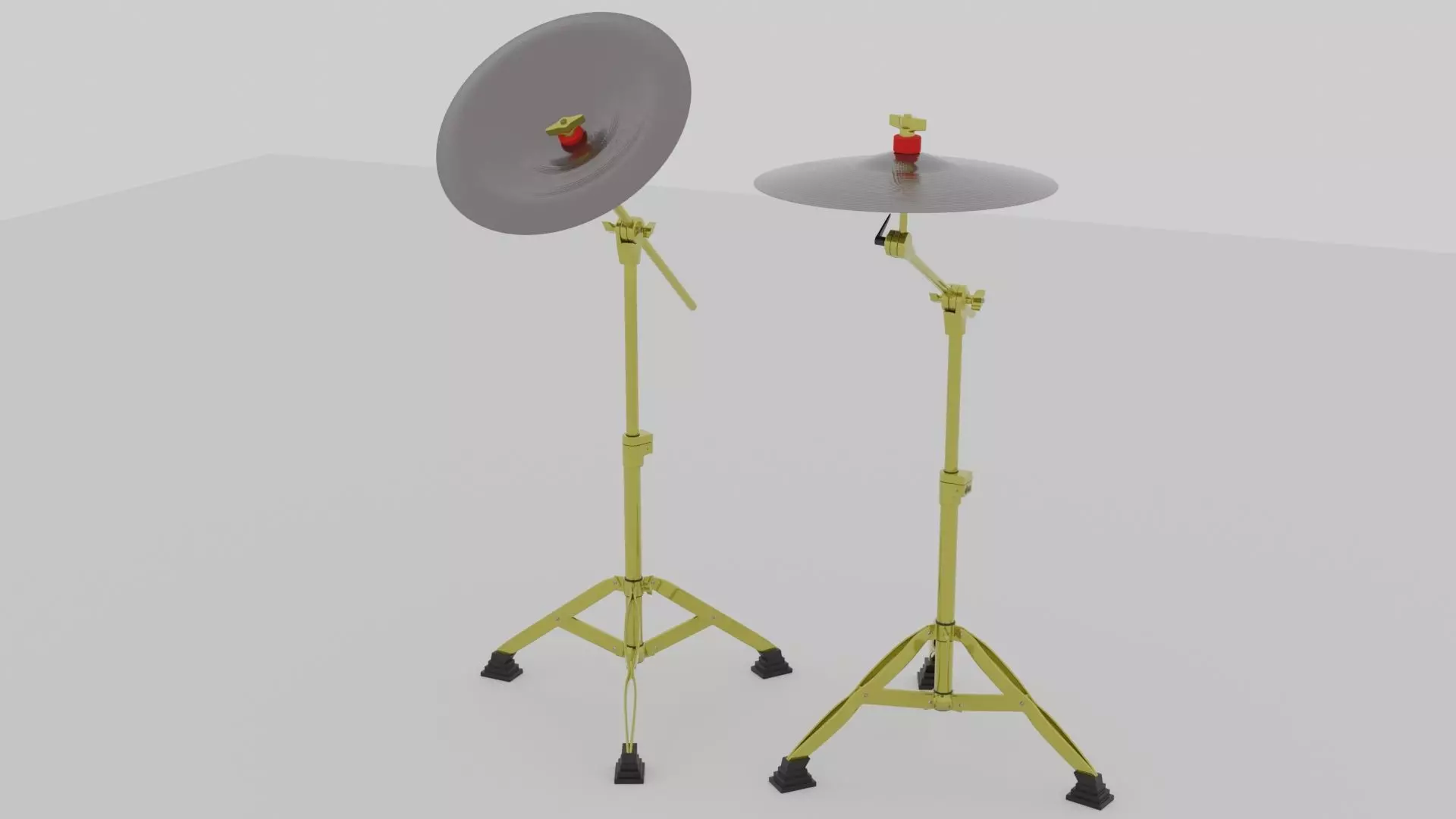 Symbal crash and china 3D model_0