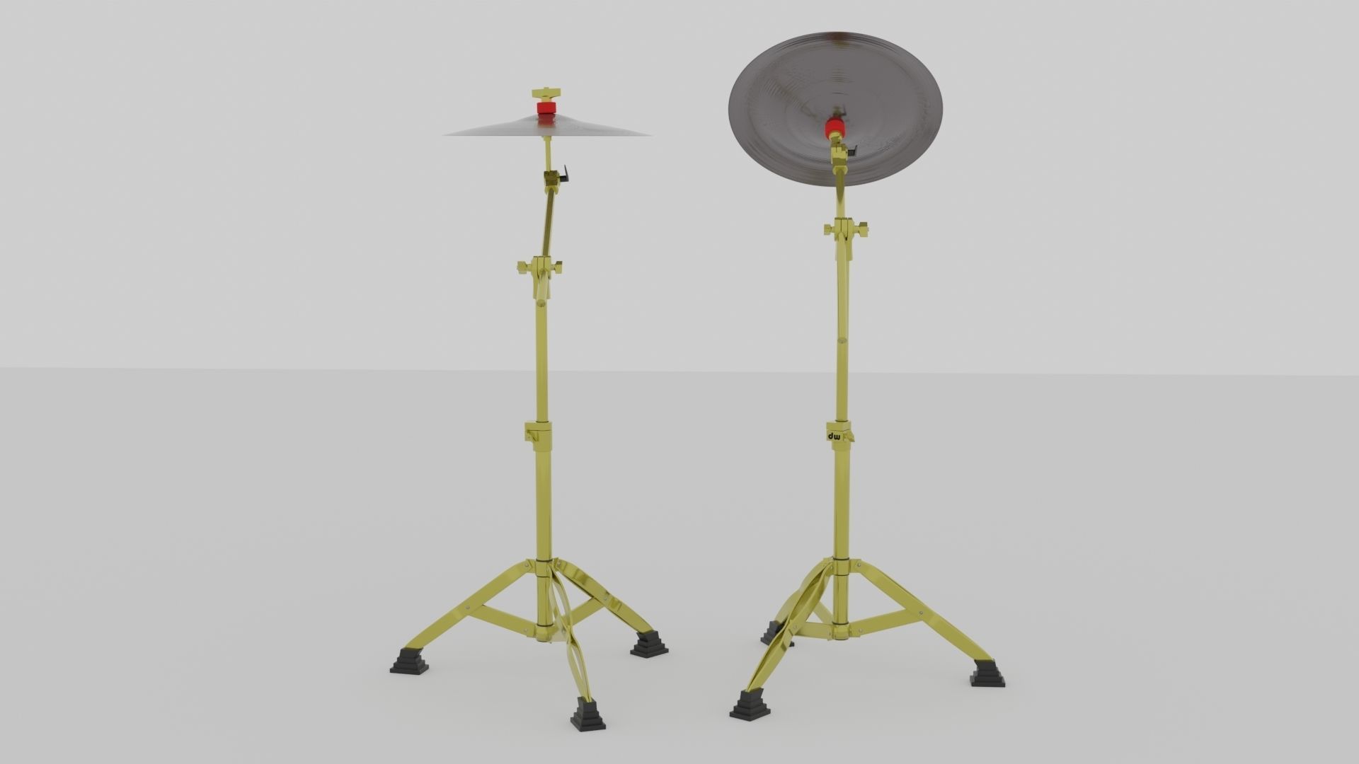 Symbal crash and china 3D model_3