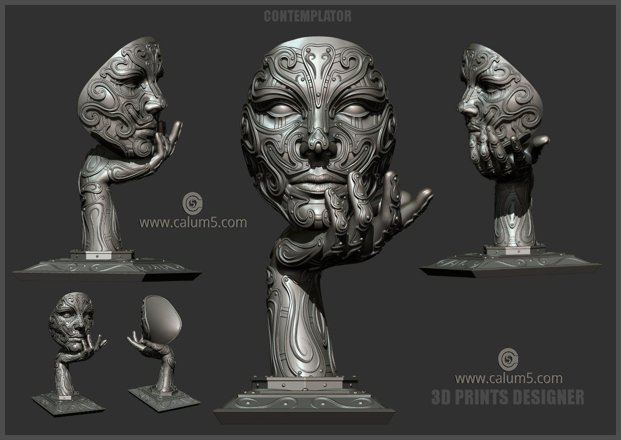 Contemplator 3D print model_2