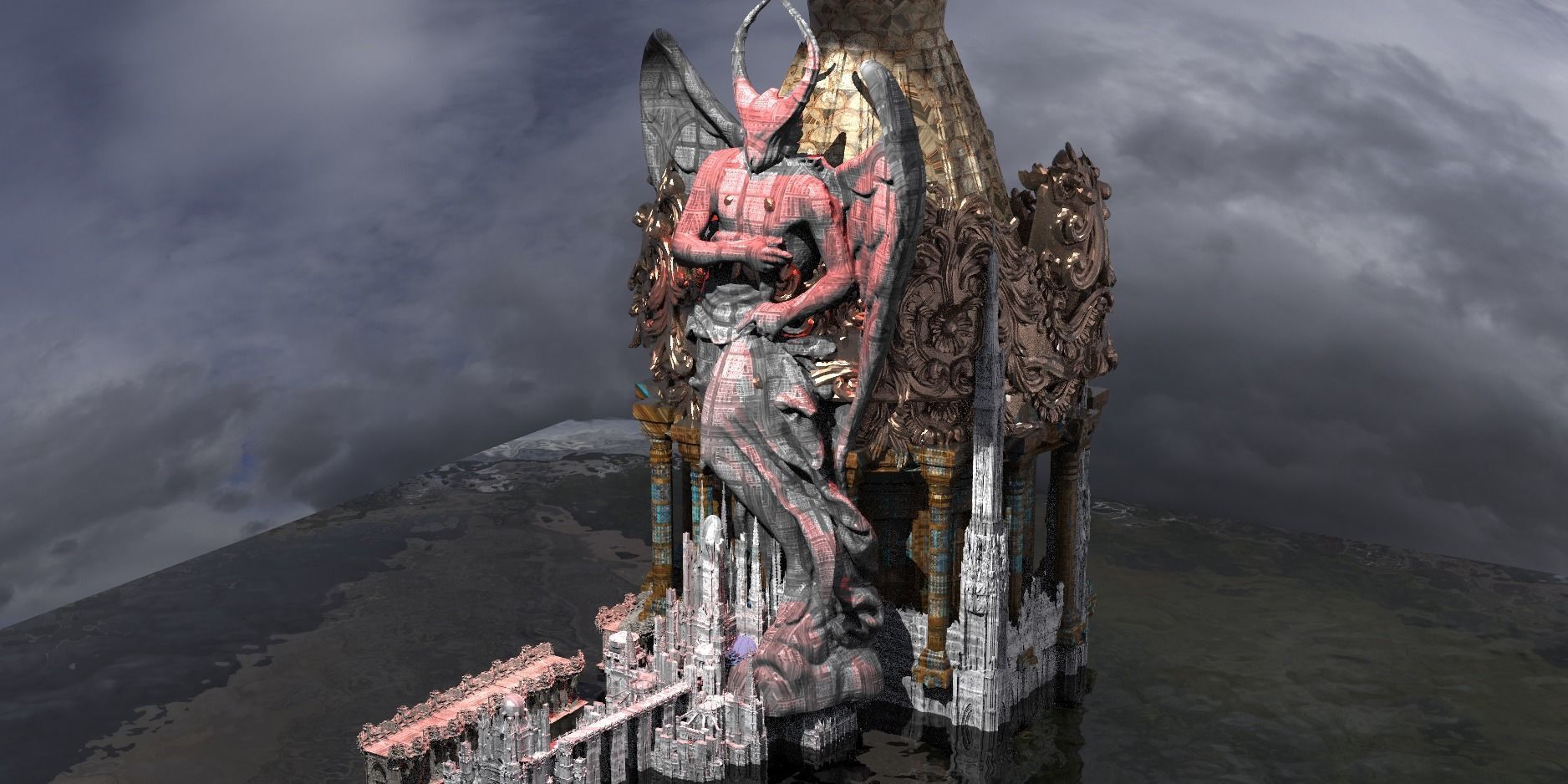 Temple of Kali Kit bash Extended 3D model_1