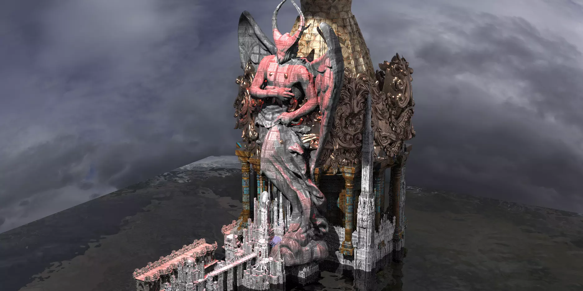 Temple of Kali Kit bash Extended 3D model_0