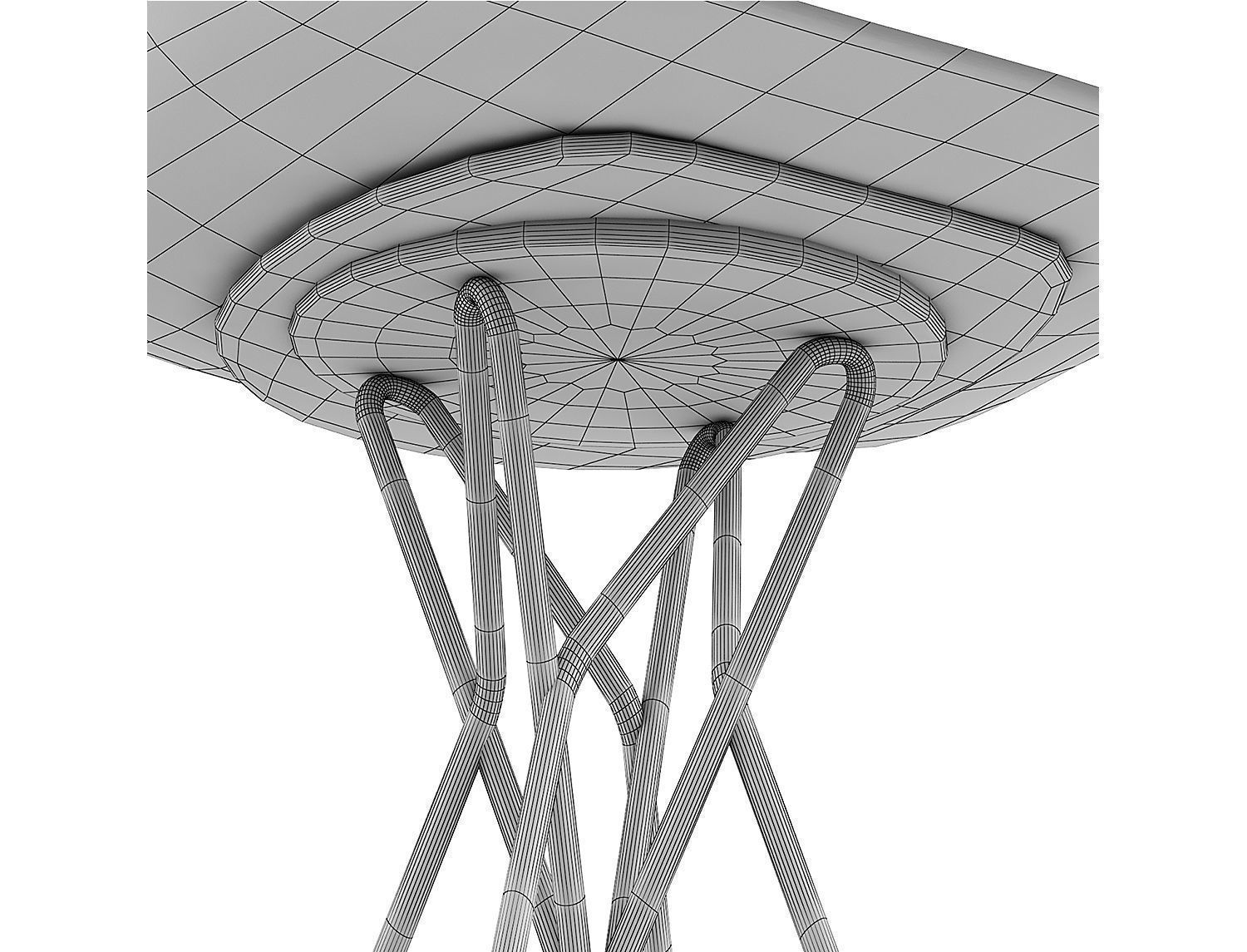 Harmony Chair designed Rodrigo Torres Low-poly Low-poly 3D model_9