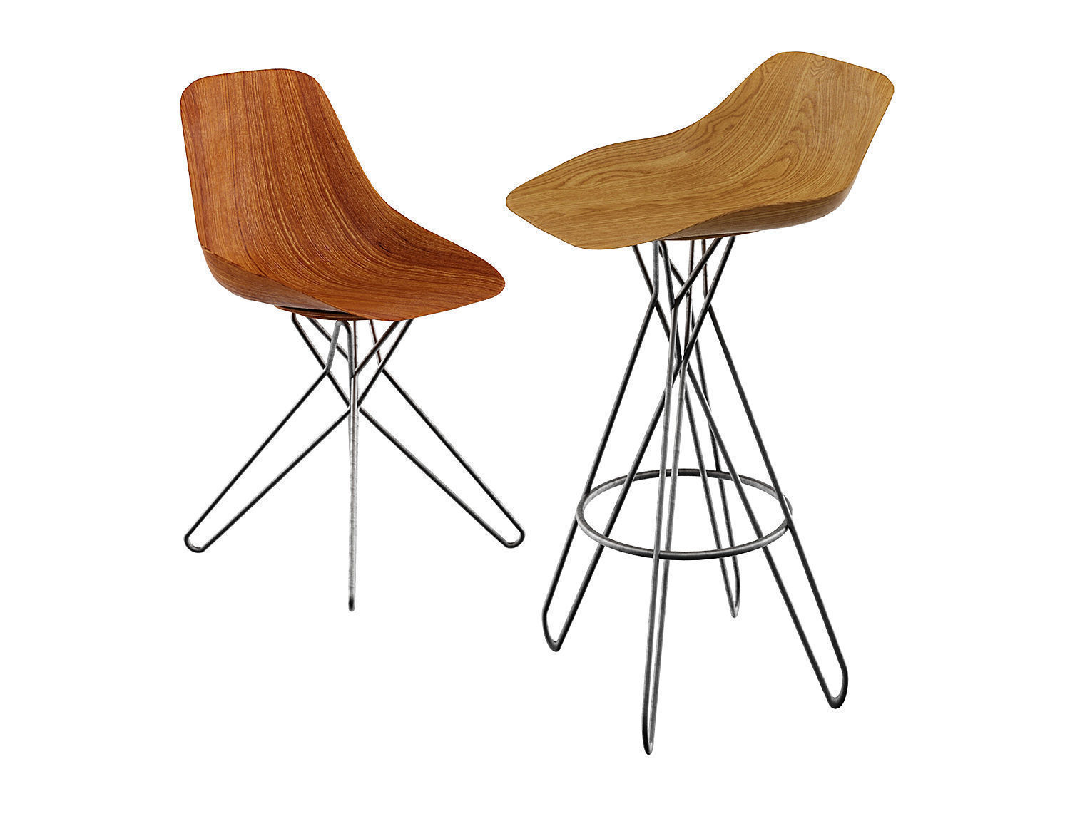 Harmony Chair designed Rodrigo Torres Low-poly Low-poly 3D model_6