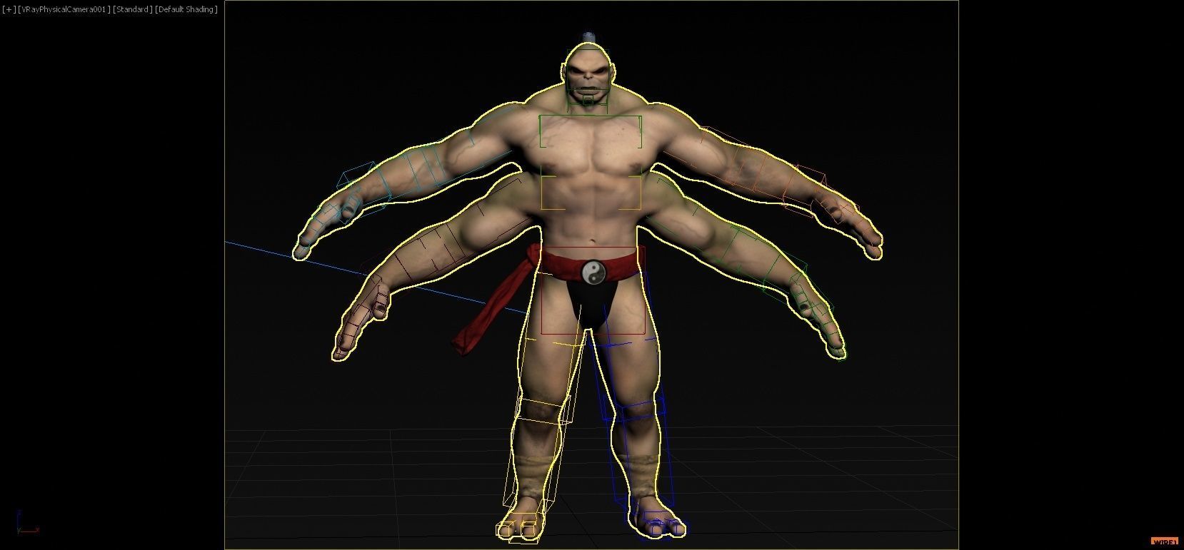 GORO FAN REMAKE 3D model_4