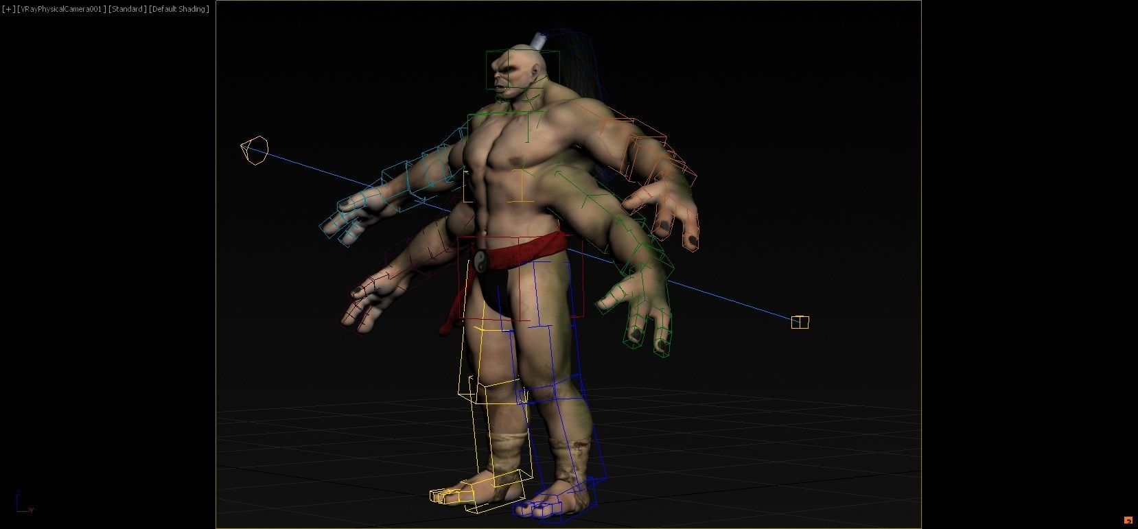 GORO FAN REMAKE 3D model_5