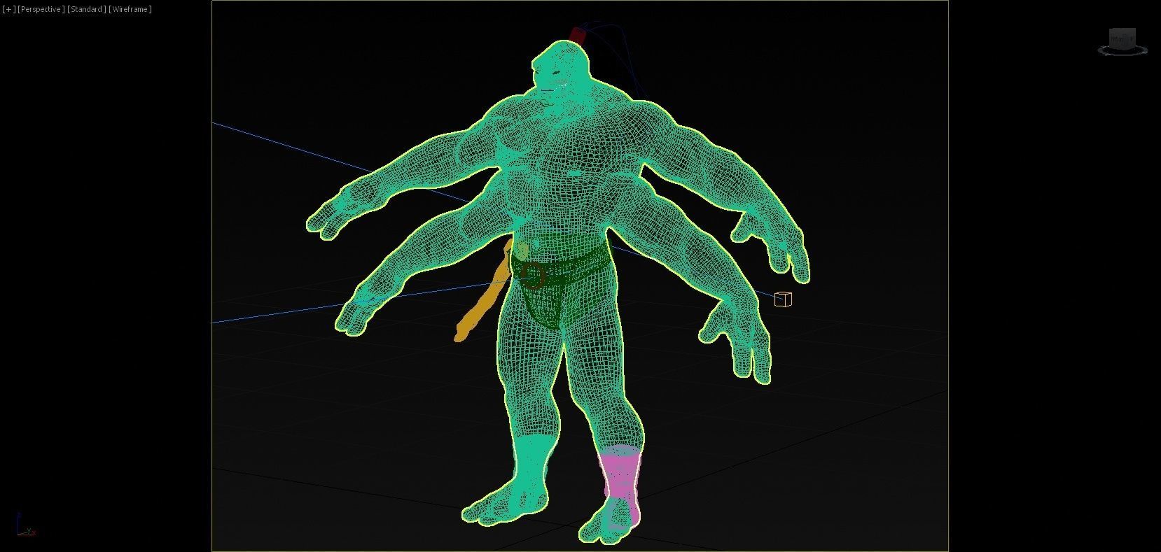 GORO FAN REMAKE 3D model_7