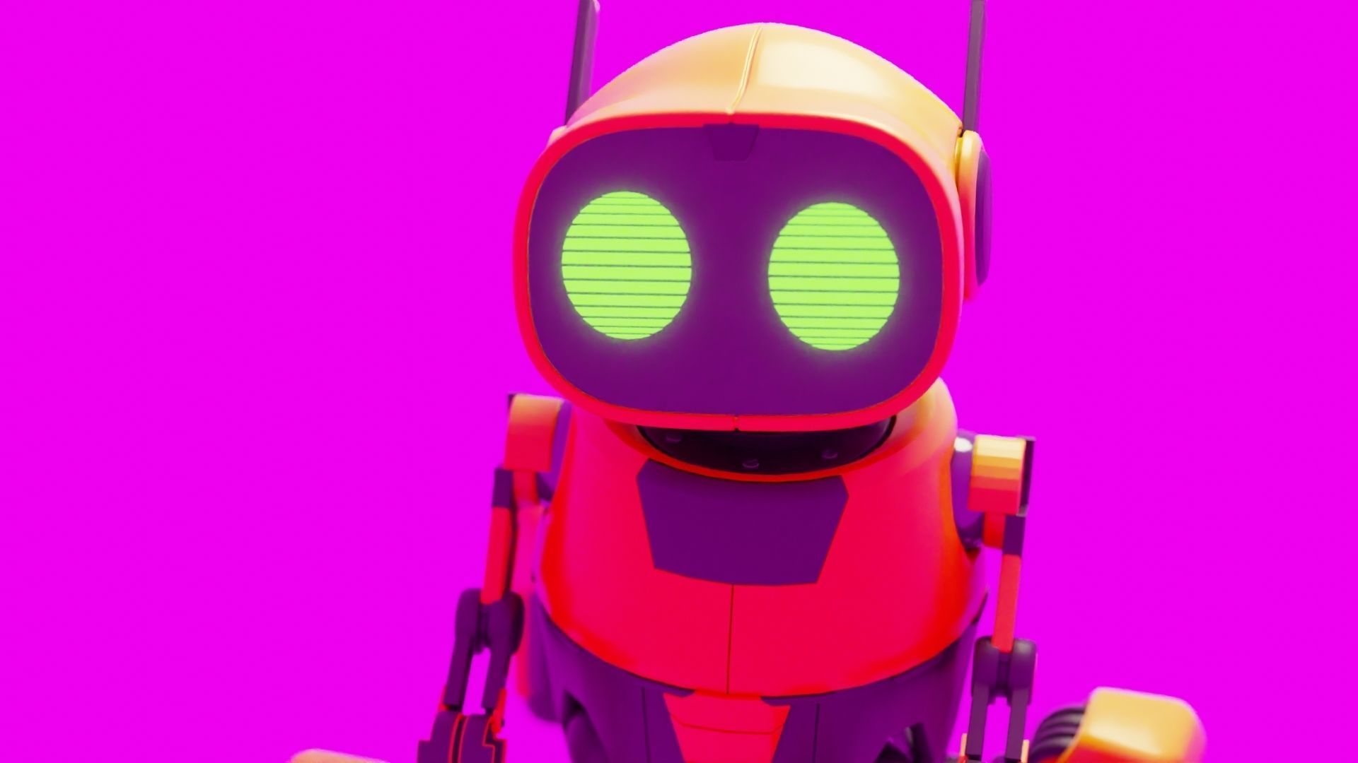 3D Toy Robot  3D model_2