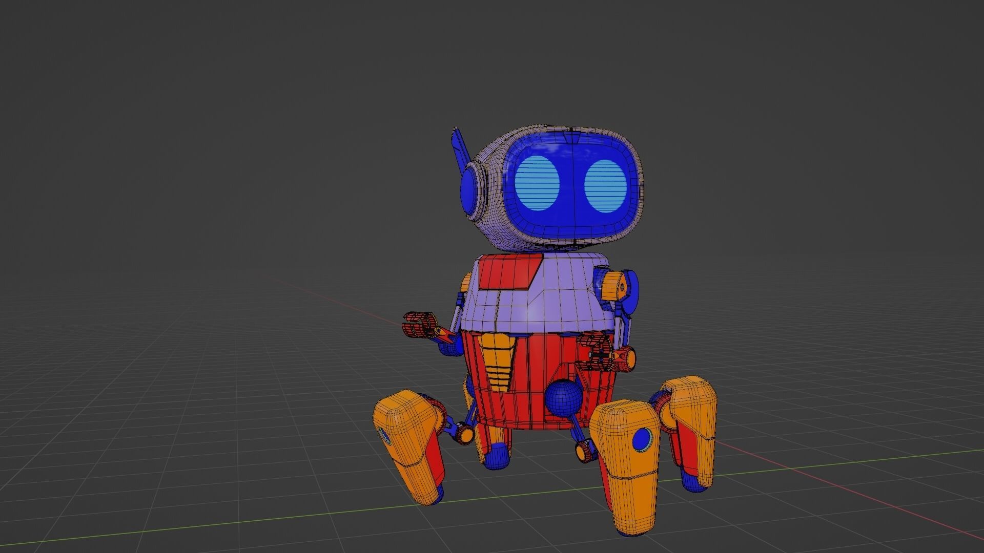 3D Toy Robot  3D model_4