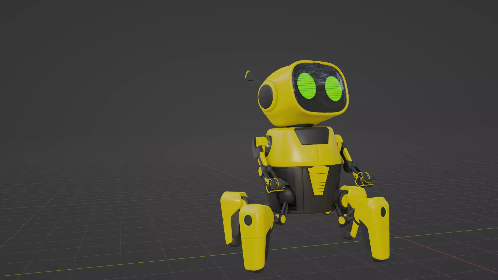 3D Toy Robot  3D model_0