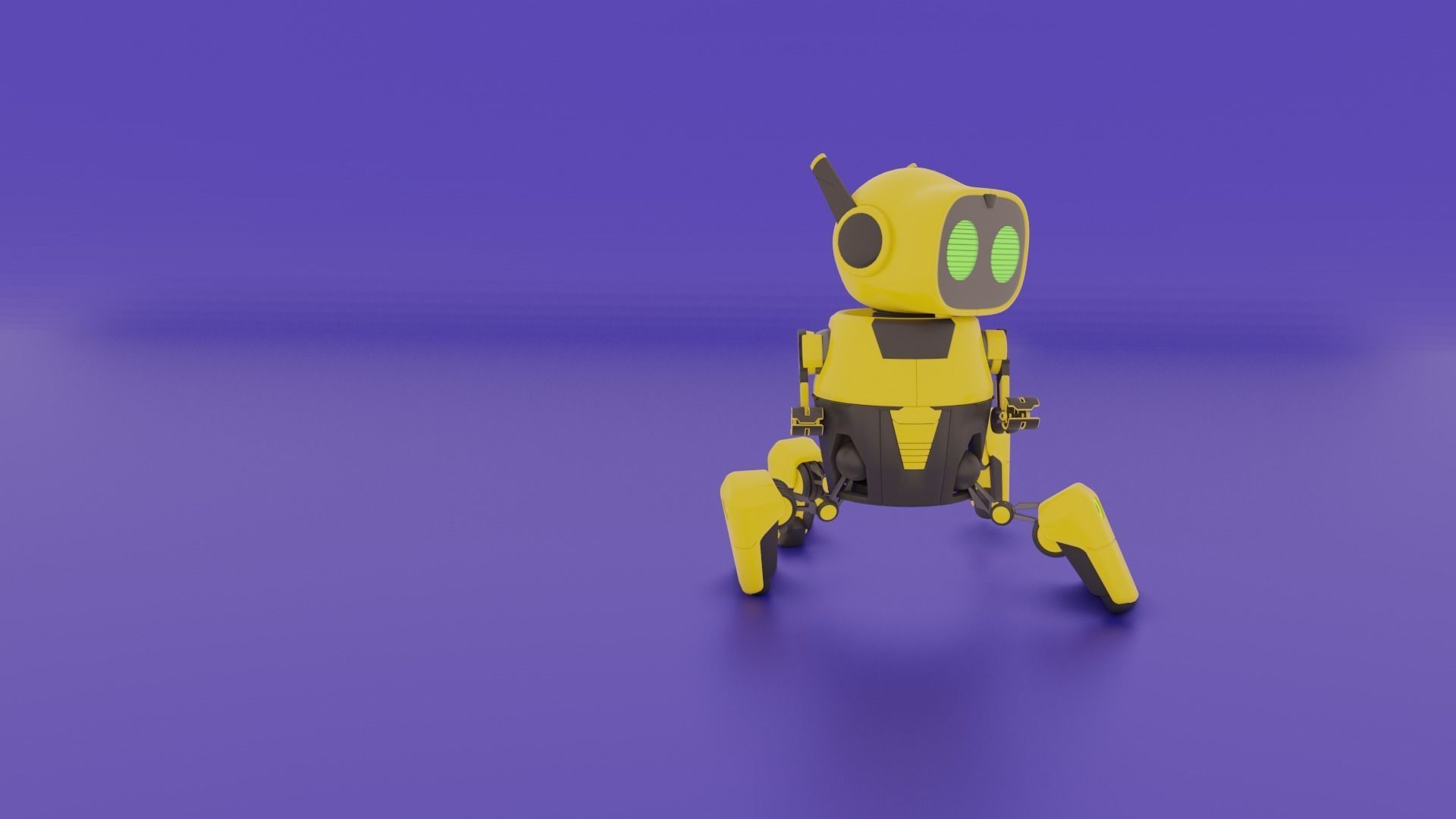 3D Toy Robot  3D model_6