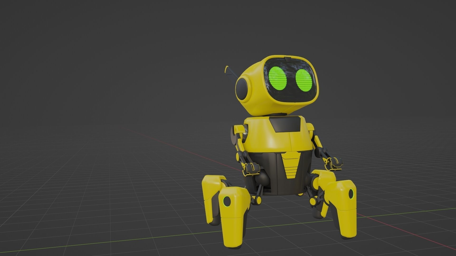 3D Toy Robot  3D model_8