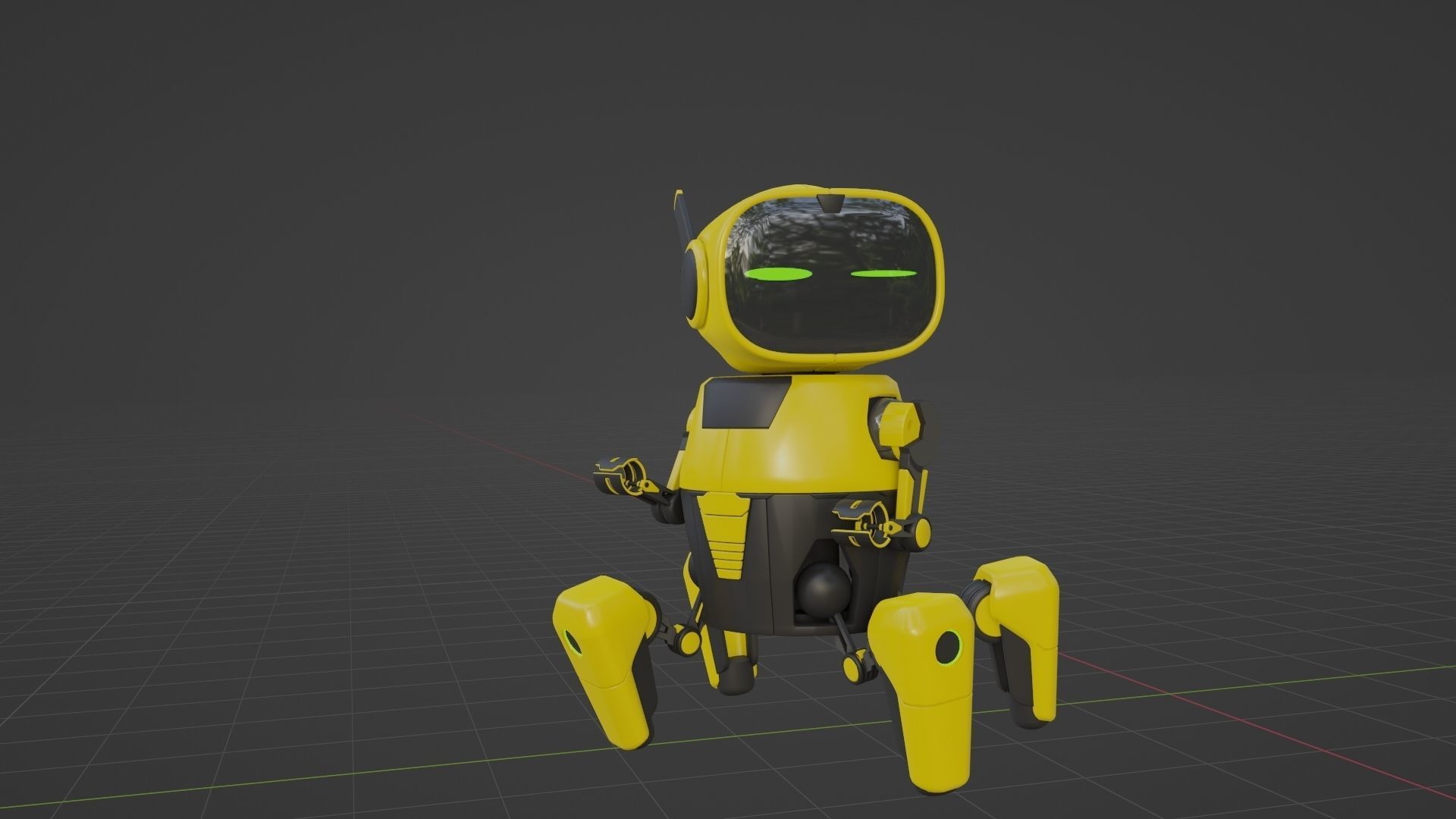 3D Toy Robot  3D model_1
