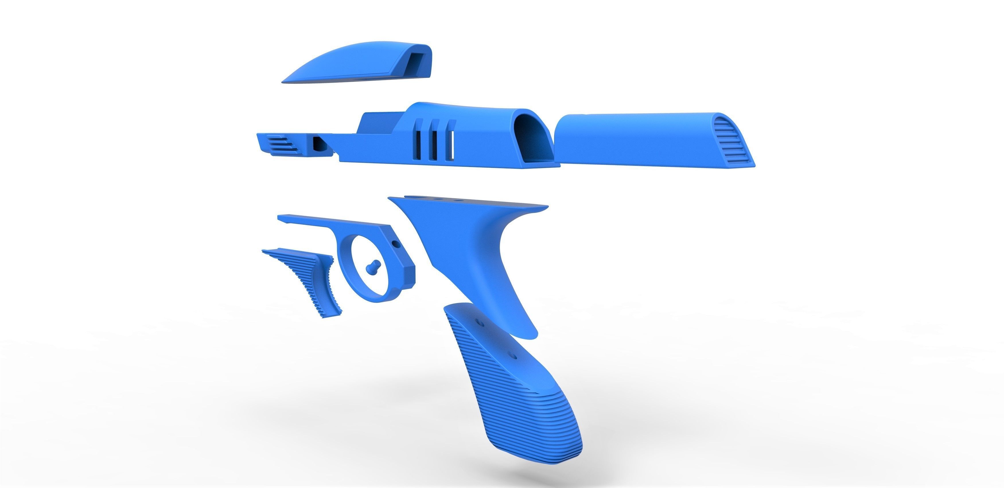 Dark Timeline Phaser pistol from Picard TV series Season 2 3D print model_32