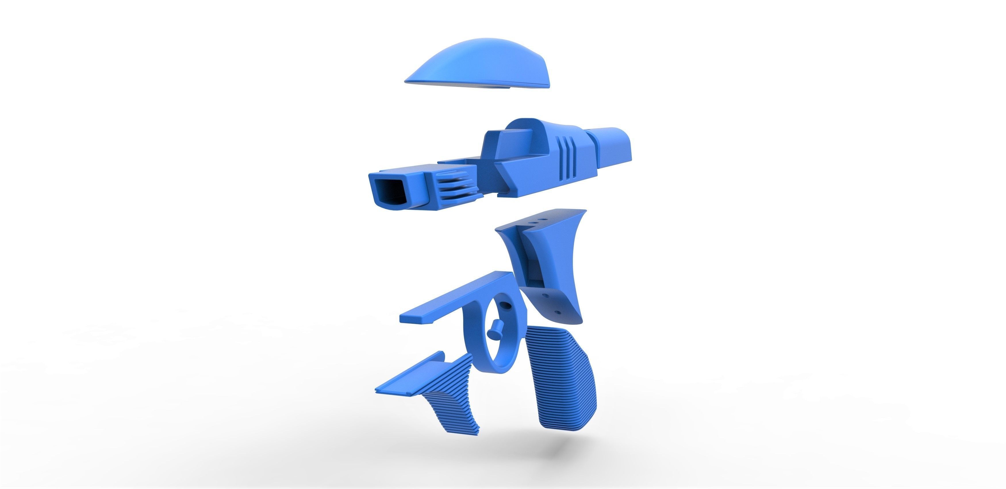 Dark Timeline Phaser pistol from Picard TV series Season 2 3D print model_29