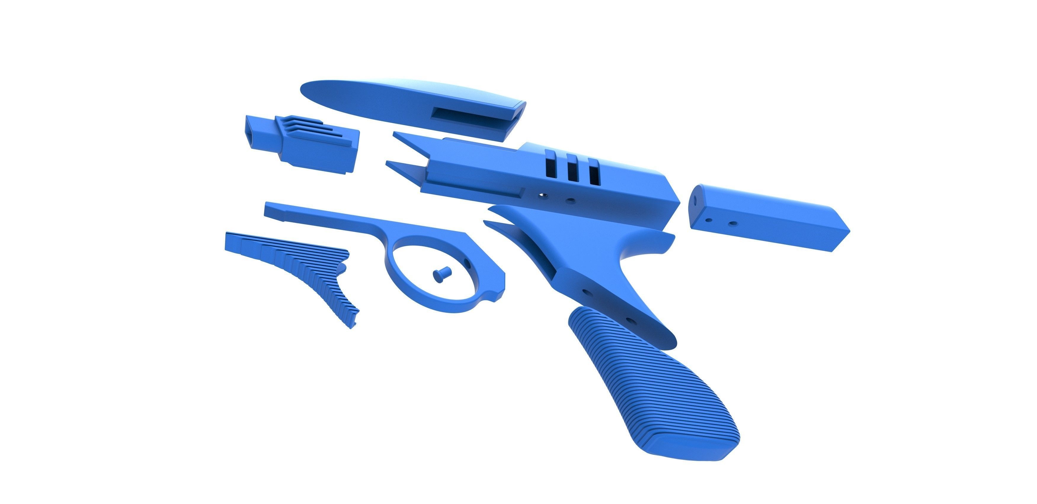 Dark Timeline Phaser pistol from Picard TV series Season 2 3D print model_28