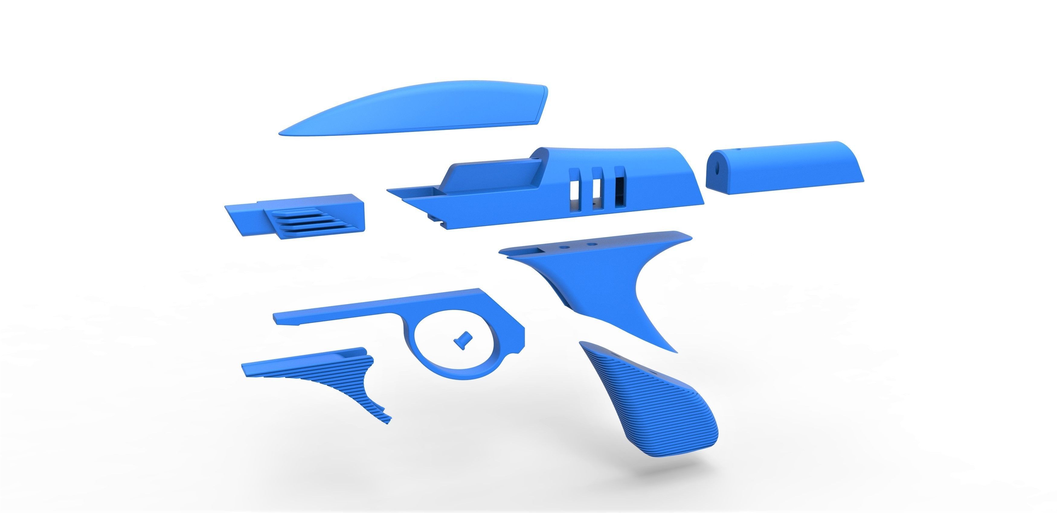 Dark Timeline Phaser pistol from Picard TV series Season 2 3D print model_27