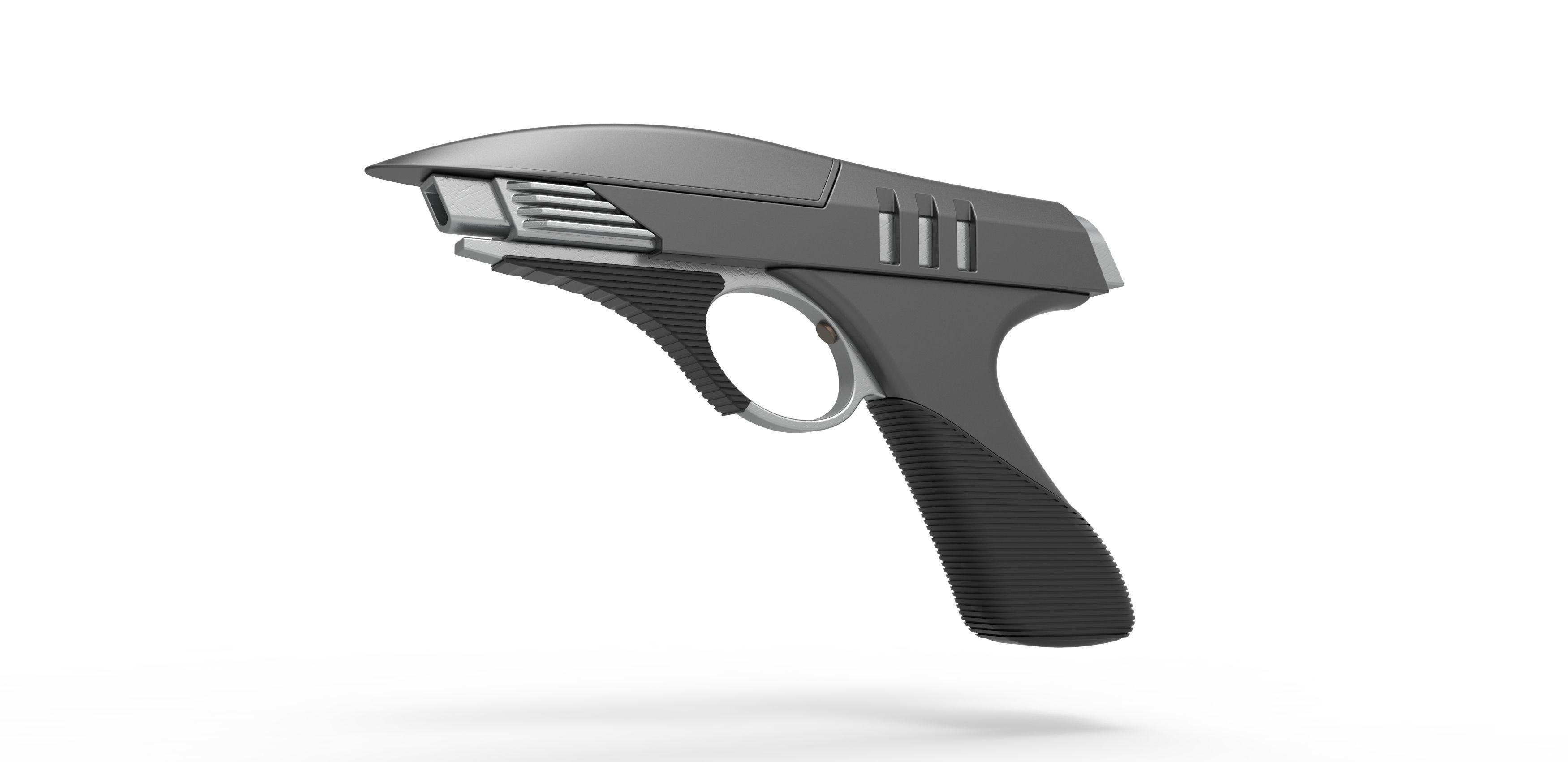 Dark Timeline Phaser pistol from Picard TV series Season 2 3D print model_2