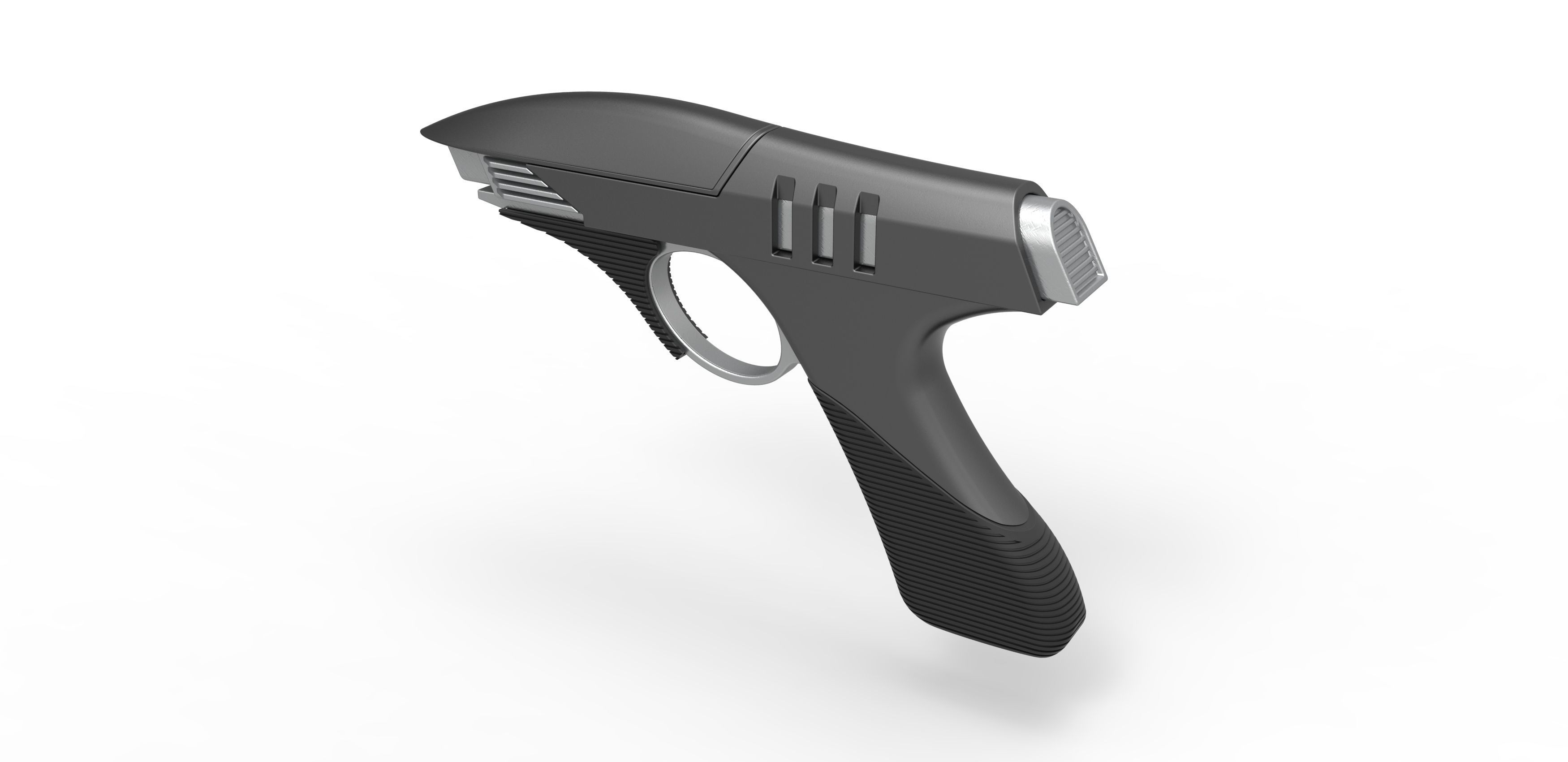 Dark Timeline Phaser pistol from Picard TV series Season 2 3D print model_11
