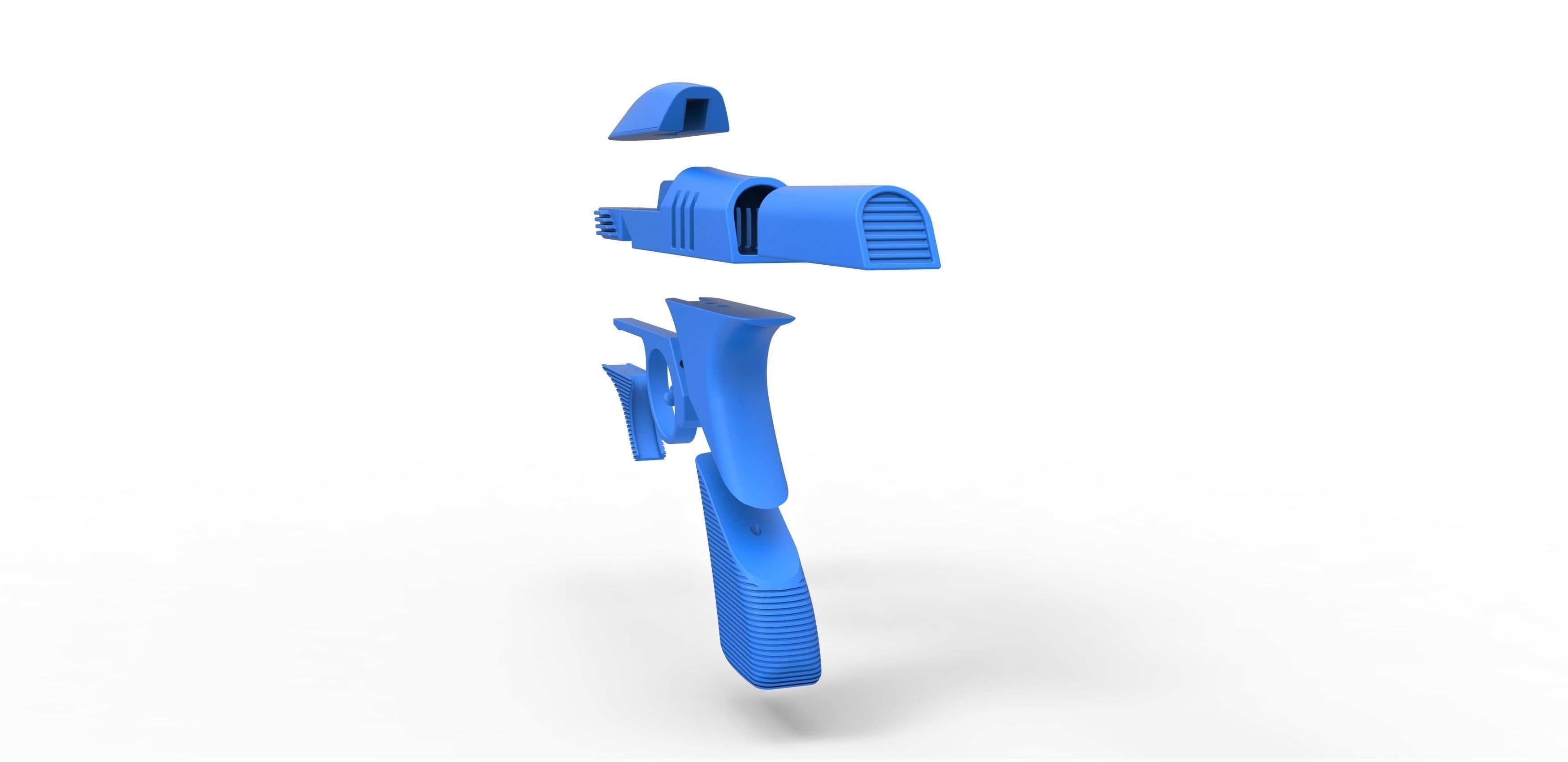 Dark Timeline Phaser pistol from Picard TV series Season 2 3D print model_33