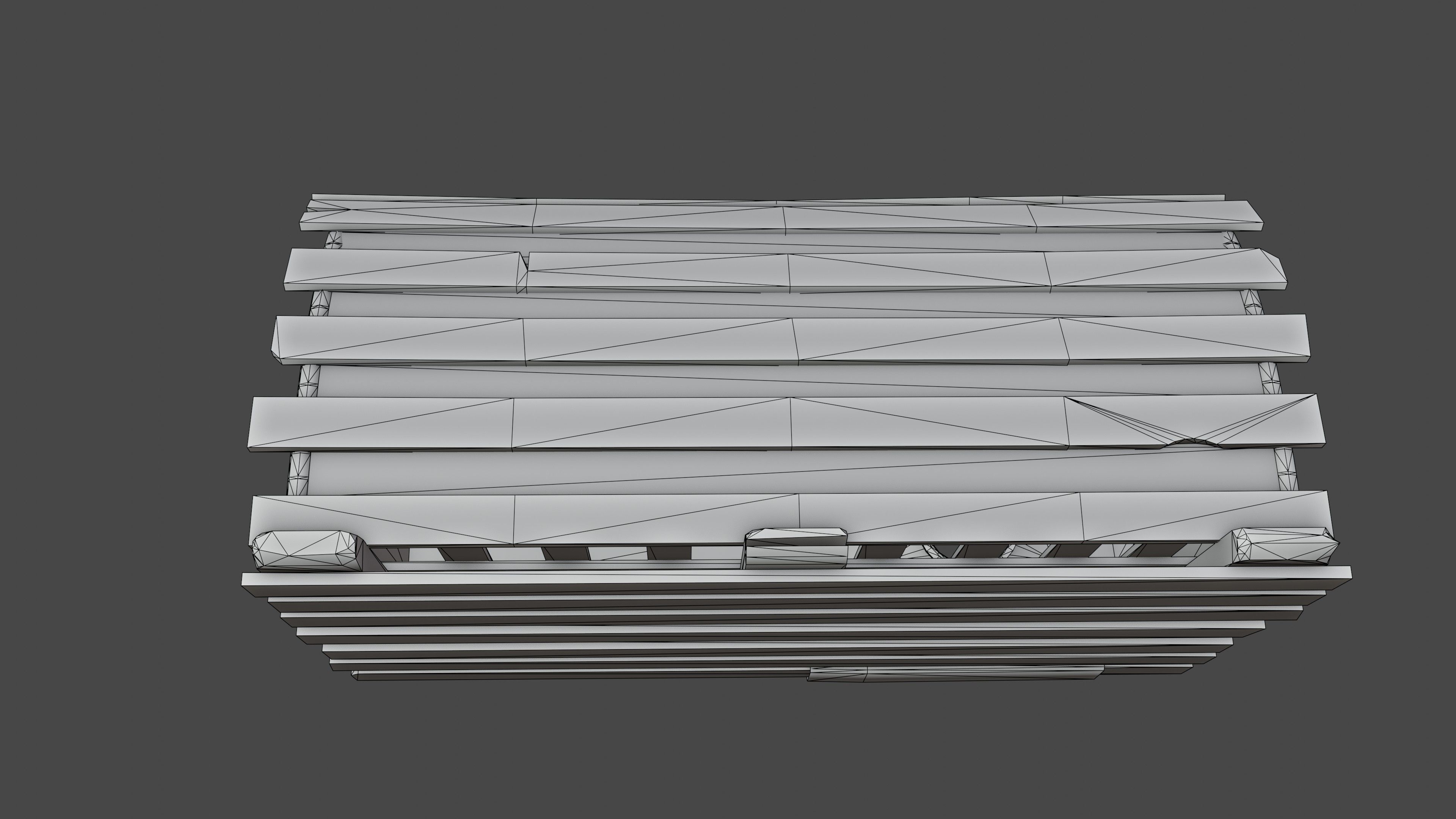 Crab Trap Low-poly 3D model_19