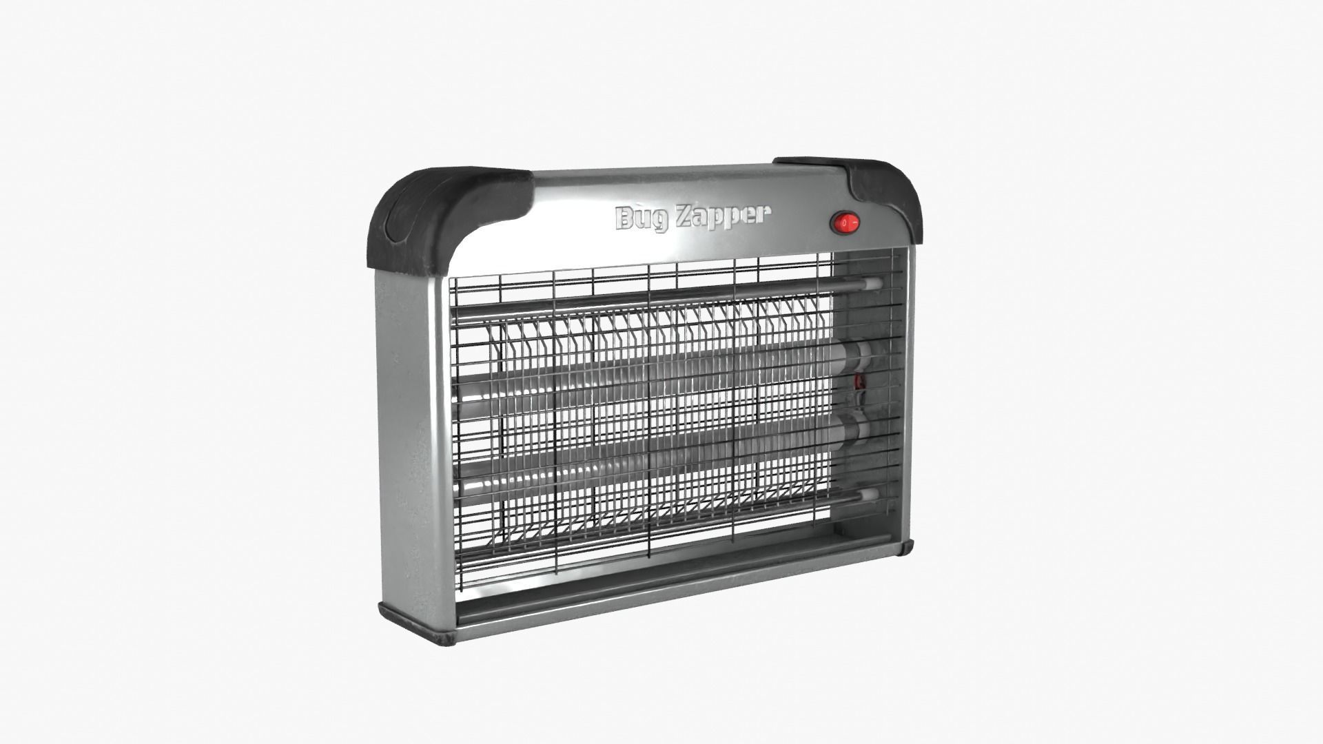 Bug Zapper Low-poly 3D model_10
