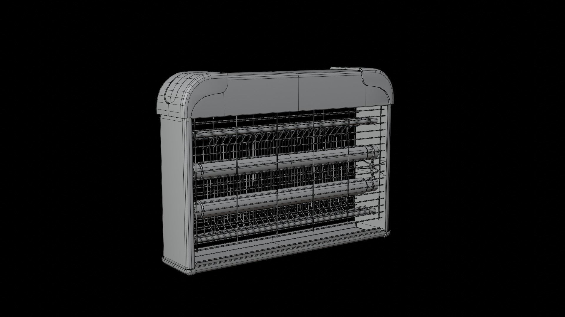 Bug Zapper Low-poly 3D model_15