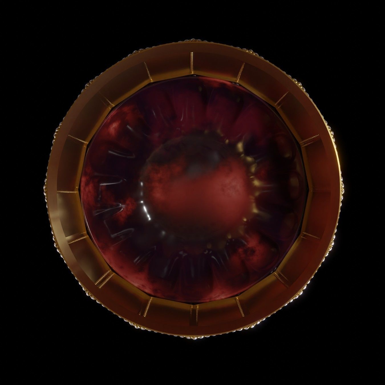 Byzantine chalice Low-poly 3D model_4