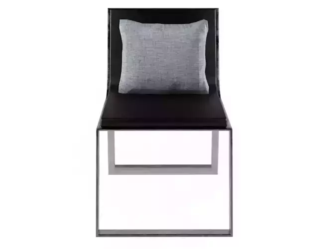 armchair blau 3D model