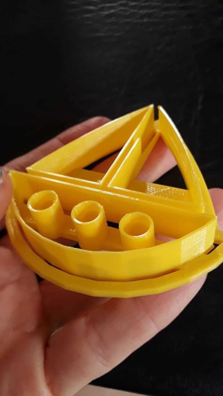 boat cookies 3D print model_1