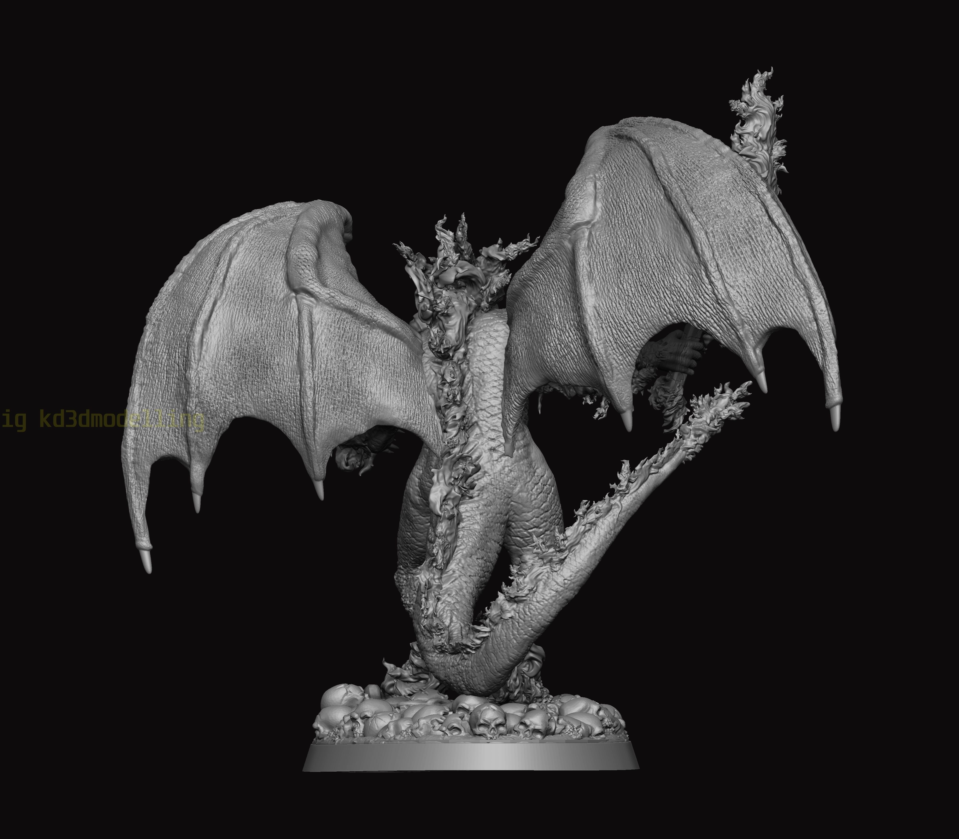 Balrog Hell Fire 3D print model_10