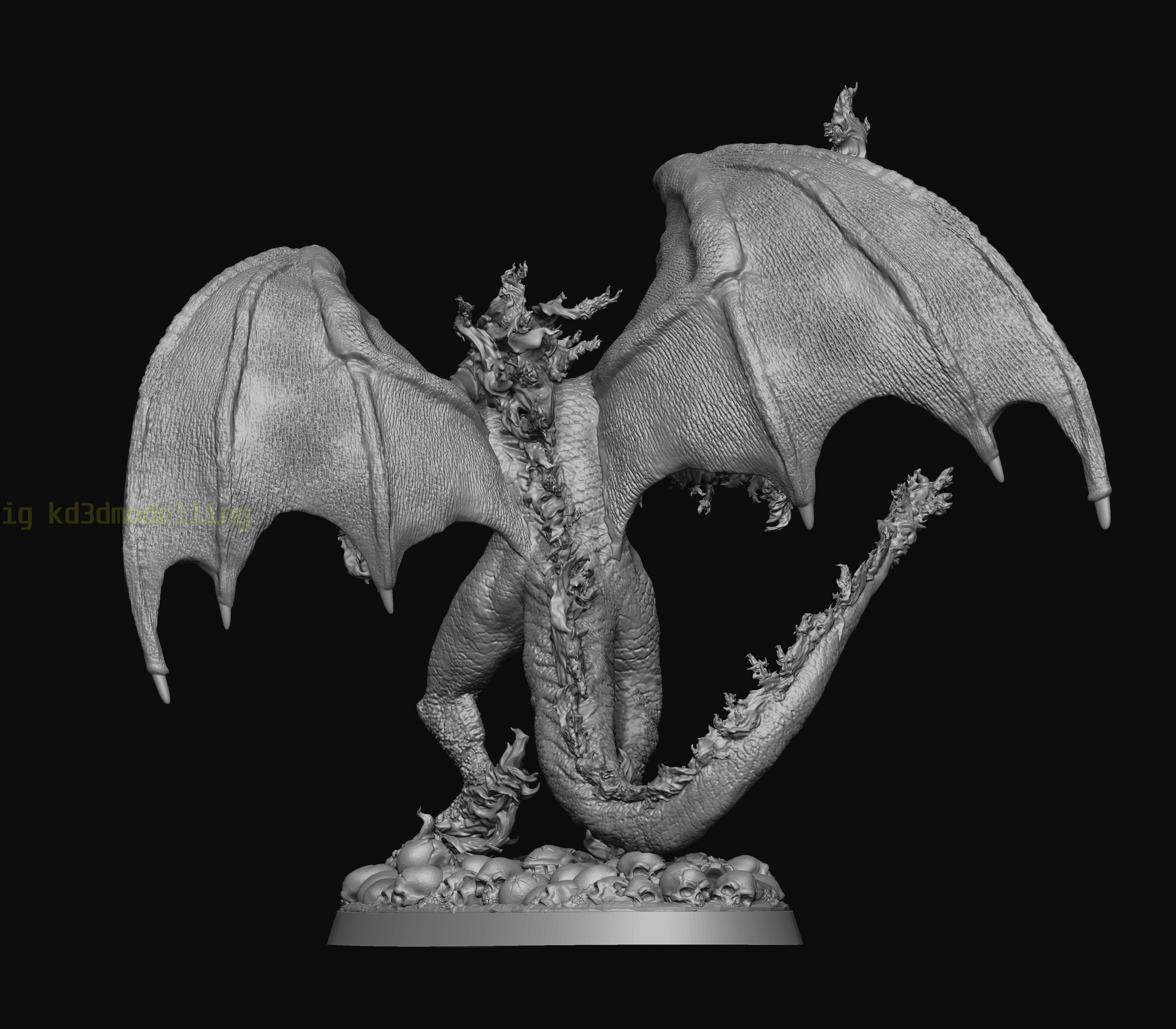 Balrog Hell Fire 3D print model_11