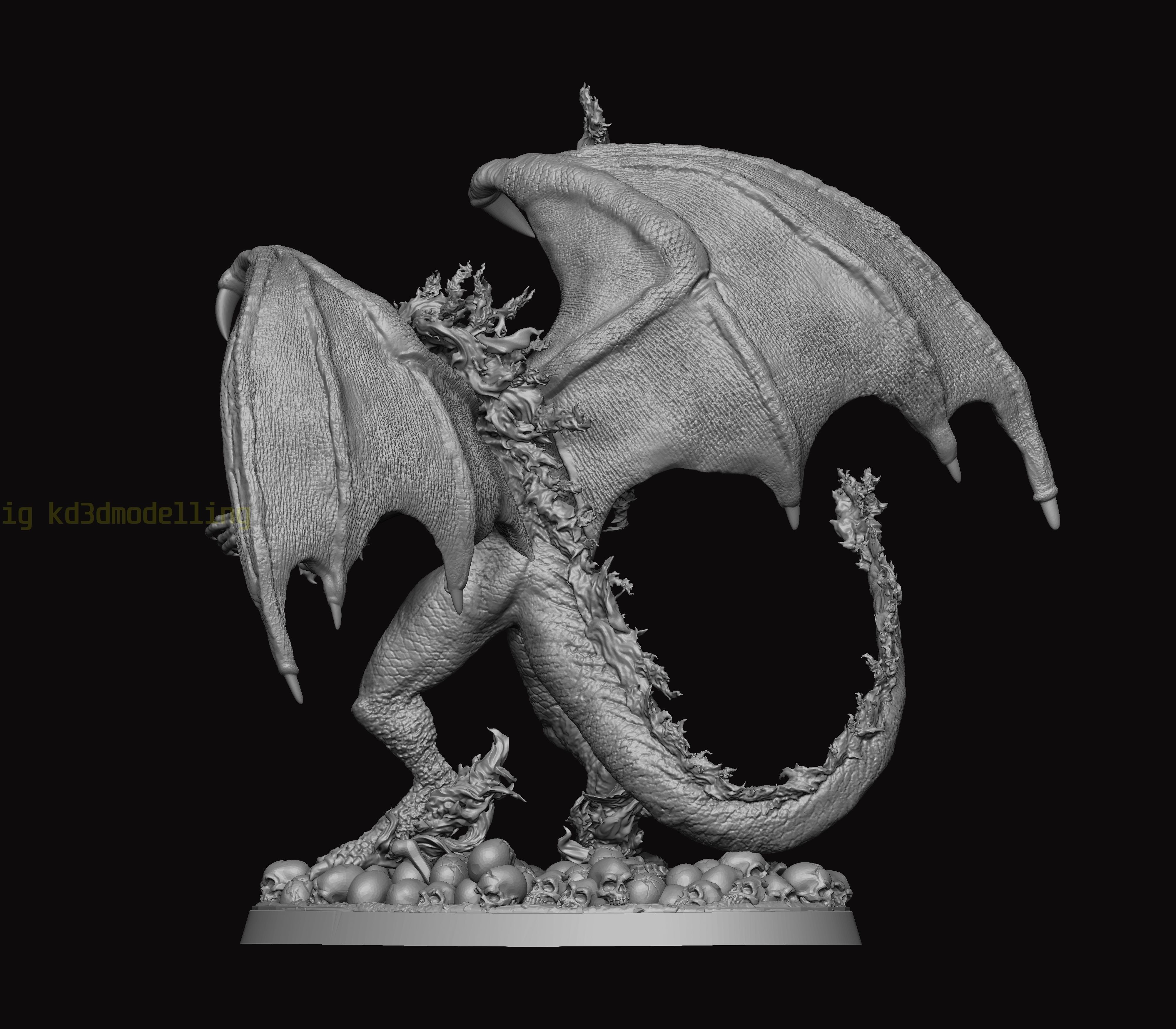 Balrog Hell Fire 3D print model_13