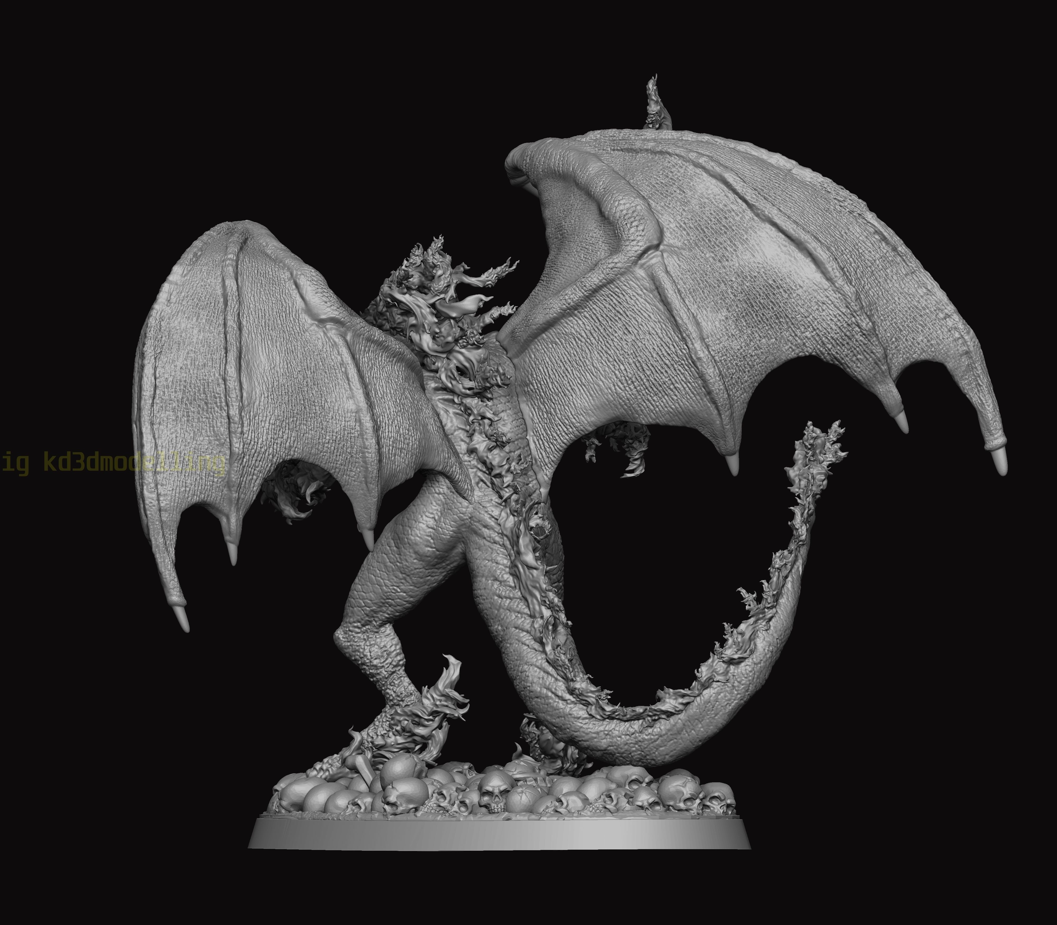 Balrog Hell Fire 3D print model_12